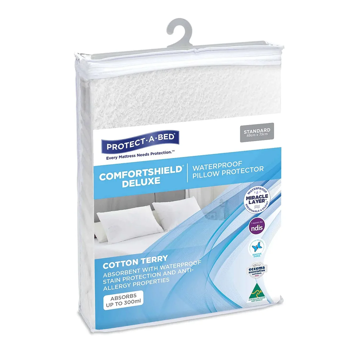 protect-a-bed-comfortshield-deluxe-pillow-protector-snuf0060pps0--ea-31689429254227 Protect A Bed Comfortshield Deluxe Pillow Protector - Image 1