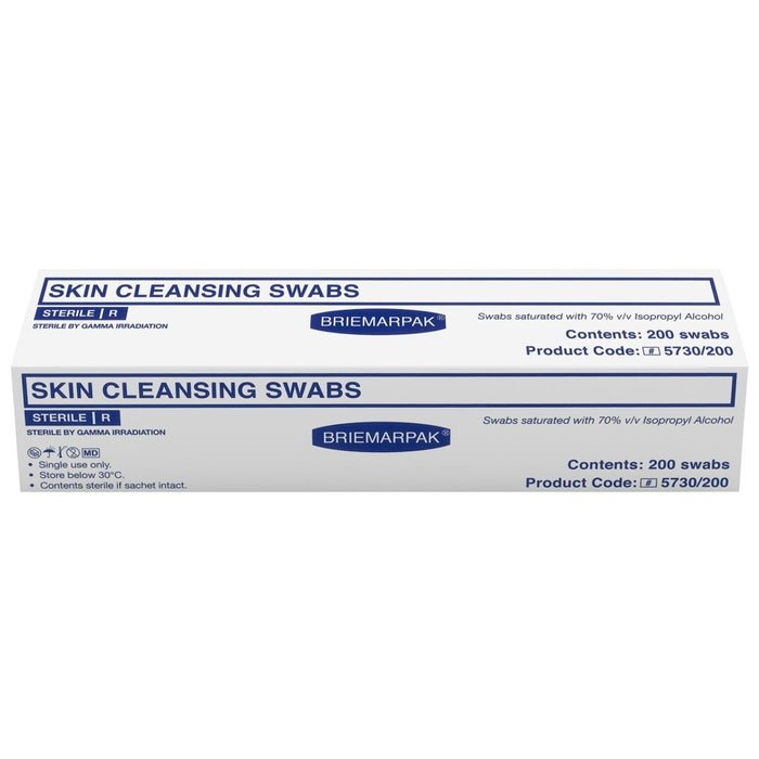 24000816-tms-1782350433568041-tms- Briemarpak Skin Cleansing Swabs Box 200 - Image 1