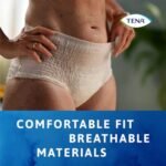 Tena Discreet High Waist Underwear - Creme Medium - Image 3
