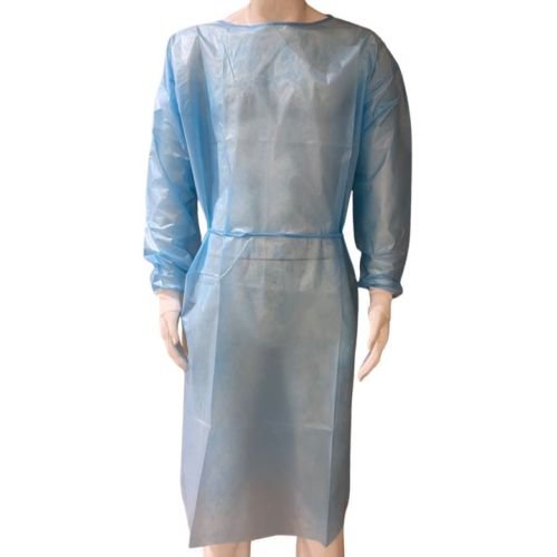 PRMIGIMKB_2_L_1_c844a112-a11e-4eaf-a19c-9163fb721fd6.jpg Premier Isolation Gown Impervious Knit Cuff Blue Level 2 - Image 1