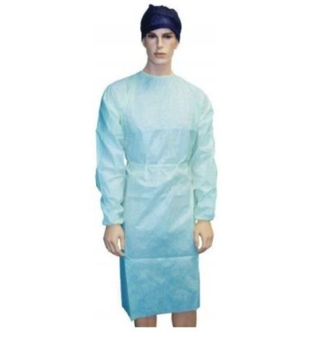 SENGN001_L_1.jpg Sentry Owear Isolation Gown Splash Resistant Blue - Image 1
