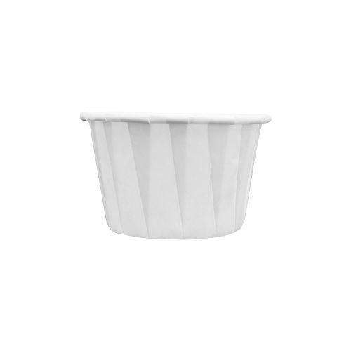SUSPC035_L_1_33912ebe-a086-49b1-a68c-8042aa8ddf85.jpg Sustain Paper Portion Cup Pleated White 35mL - Image 1