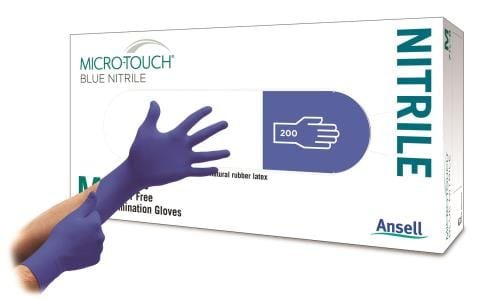ansell-micro-touch-blue-nitrile-powder-free-gloves-small-box-of-200-ans313041065-bx-32573504782419.jpg Ansell Micro-Touch Blue Nitrile Powder Free Gloves - Image 1
