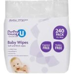 BabyU Baby Wipes Fragrance Free 240pk