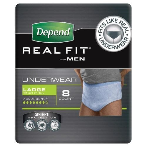 depend-depend-real-fit-for-men-large-x-large-carton-of-32-kim19606-ct-31689462513747.jpg Depend Real Fit for Men - Image 1