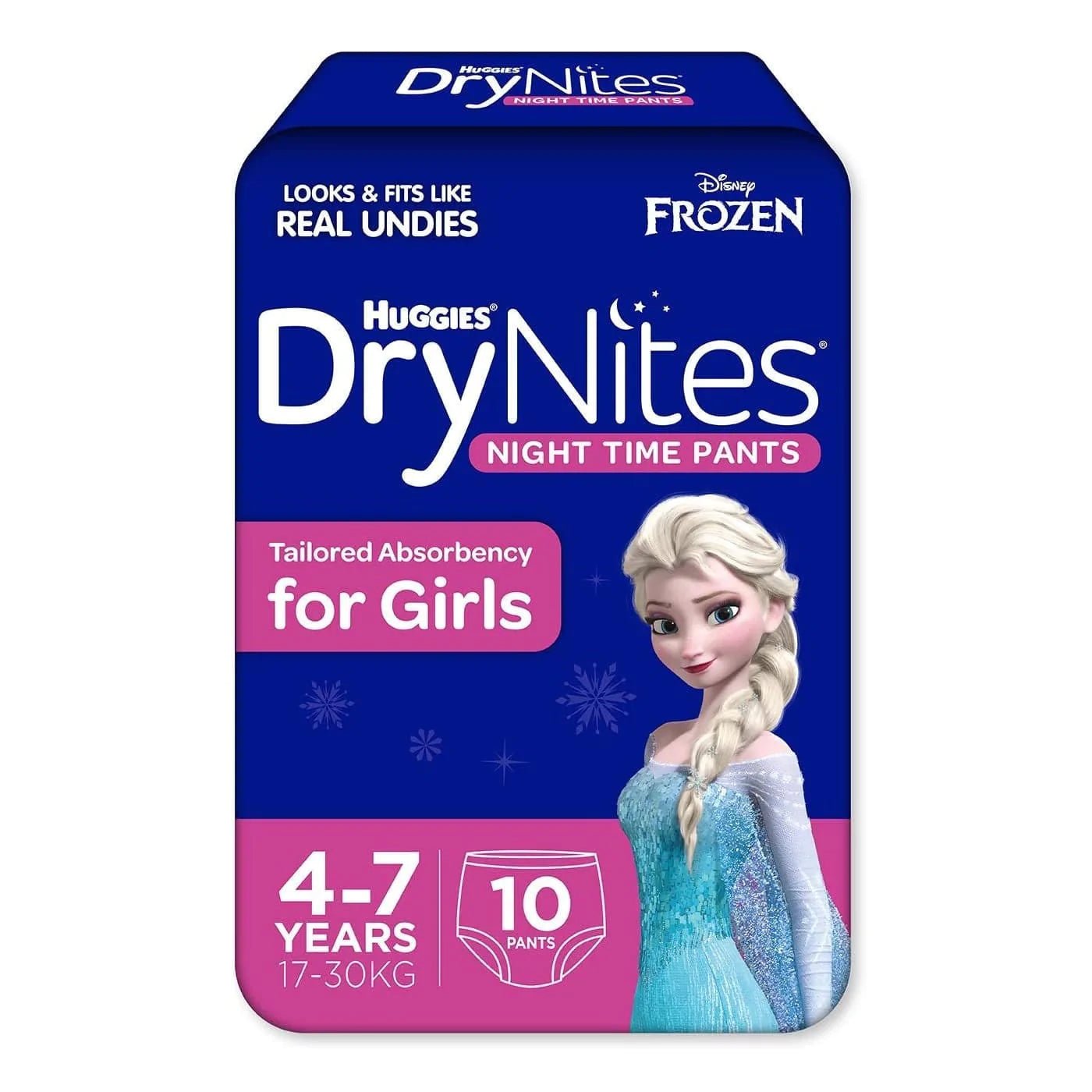 huggies-huggies-drynites-pyjama-pants-4-7-girl-carton-of-30-kim21504-ct-31689412378707.jpg Huggies Drynites Pyjama Pants 4-7 Girl - Image 1