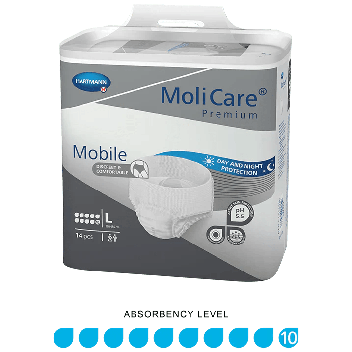 molicare-molicare-premium-mobile-10-drop-large-34443855921235.png Molicare Premium Mobile 10 Drop Large - Image 1