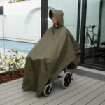 Staydry Wheelchair Poncho - Khaki Green