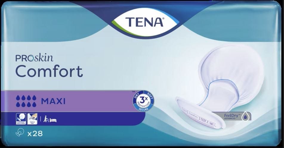 tena-tena-comfort-maxi-large-pad-34175027904595.jpg Tena Comfort Maxi Large Pad - Image 1