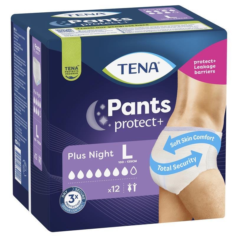 3DF_800_19 TENA Pants Plus Night, Protect+ PKT x12 - Image 1